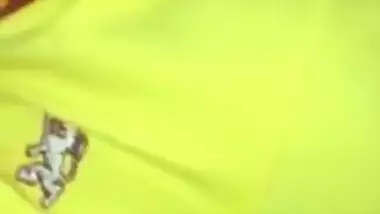 Desi office girl sucking cock and boobs licking by boss