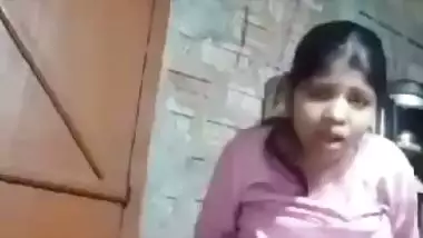 Indian Muslim cousins foreplay sex at home MMS