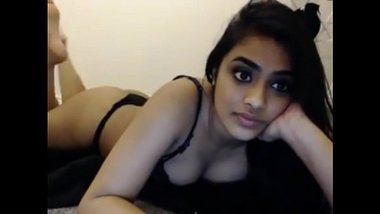 Indian beauty with huge tits rubbing her dark pussy on webcam